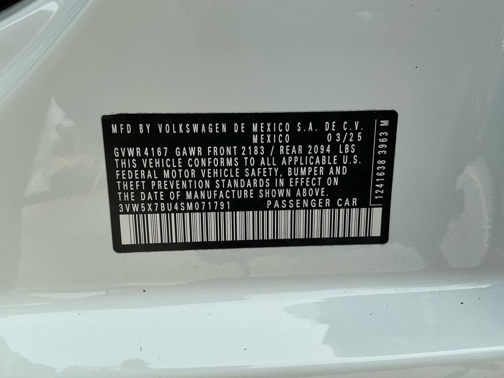 2025 Volkswagen Jetta 1.5T S