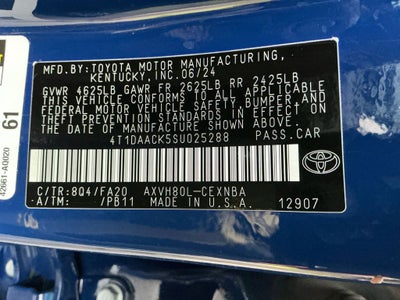 2025 Toyota Camry LE