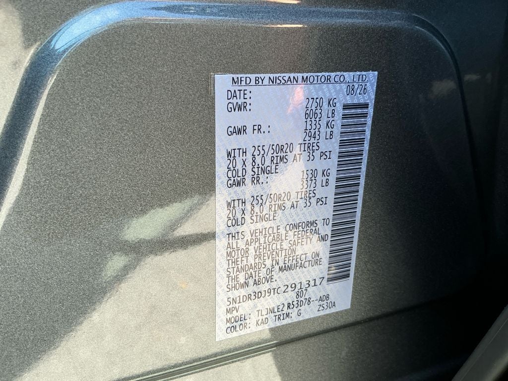2026 Nissan Pathfinder Platinum