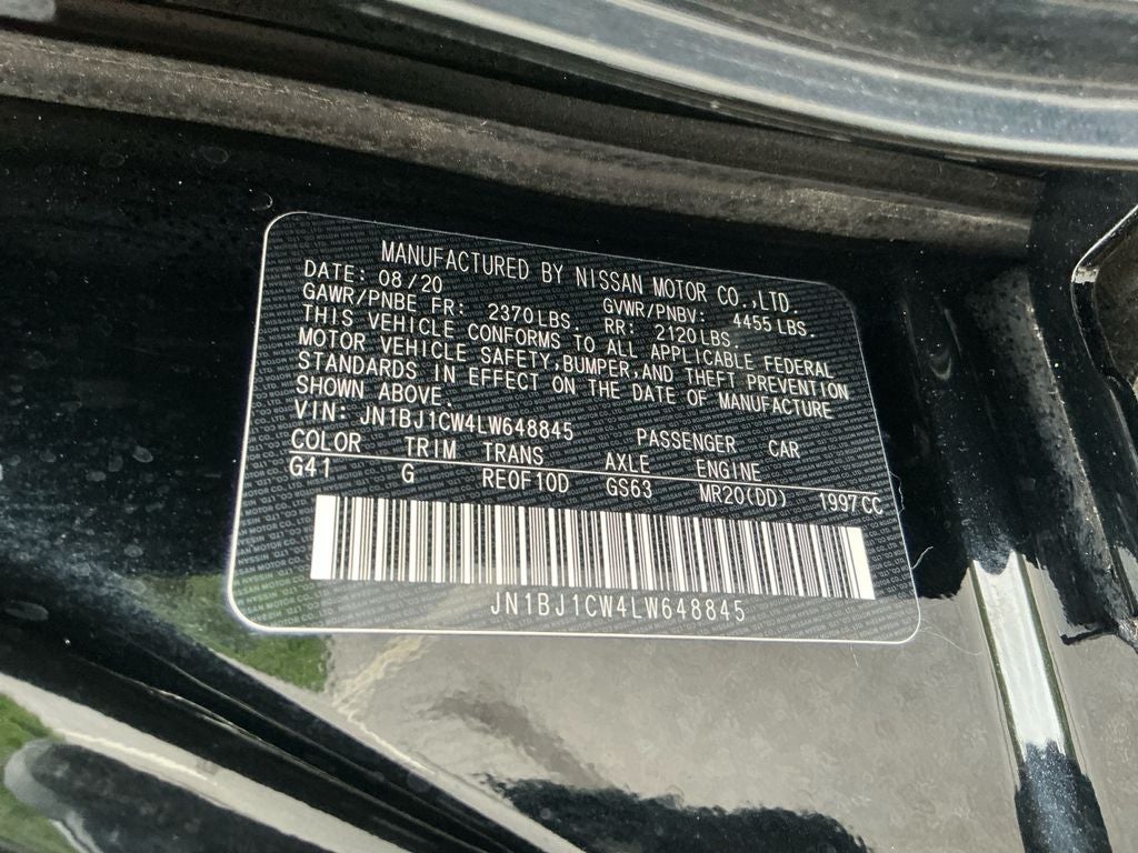 2020 Nissan Rogue Sport S