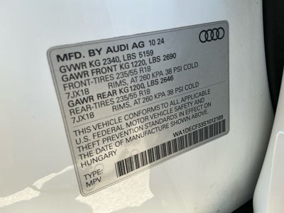 2025 Audi Q3 Premium S Line quattro