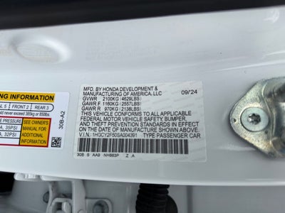 2025 Honda Accord Hybrid Sport
