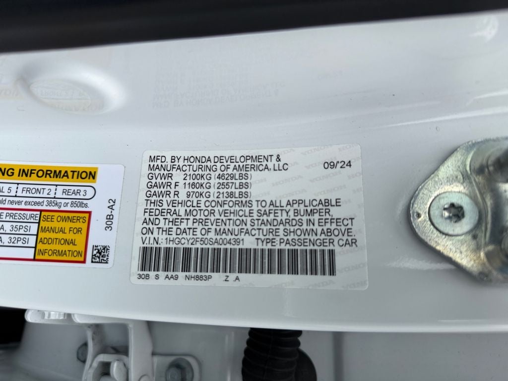 2025 Honda Accord Hybrid Sport