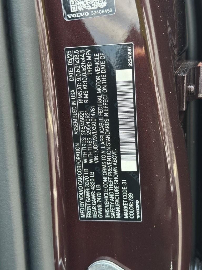 2025 Volvo EX90 Ultra Twin Motor Electric 7 Seats 7-Seater