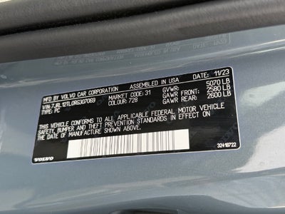 2024 Volvo S60 B5 Plus Dark Theme Volvo Certified