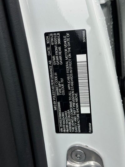 2025 Polestar 3 Dual Motor Performance Pilot & Plus Pack