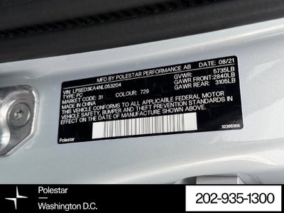2022 Polestar 2 Long Range Dual Motor Plus Pilot