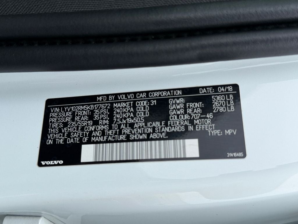 2019 Volvo XC60 T5 R-Design **Rare Volvo R**