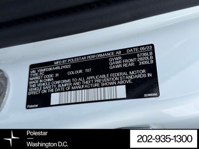 2024 Polestar 2 Long Range Dual Motor Plus Pilot Pack