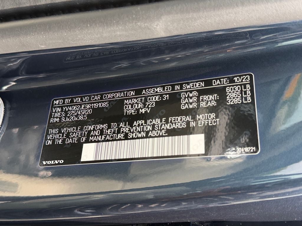 2024 Volvo XC90 B6 Plus Bright Theme 6-Seater Volvo Certified