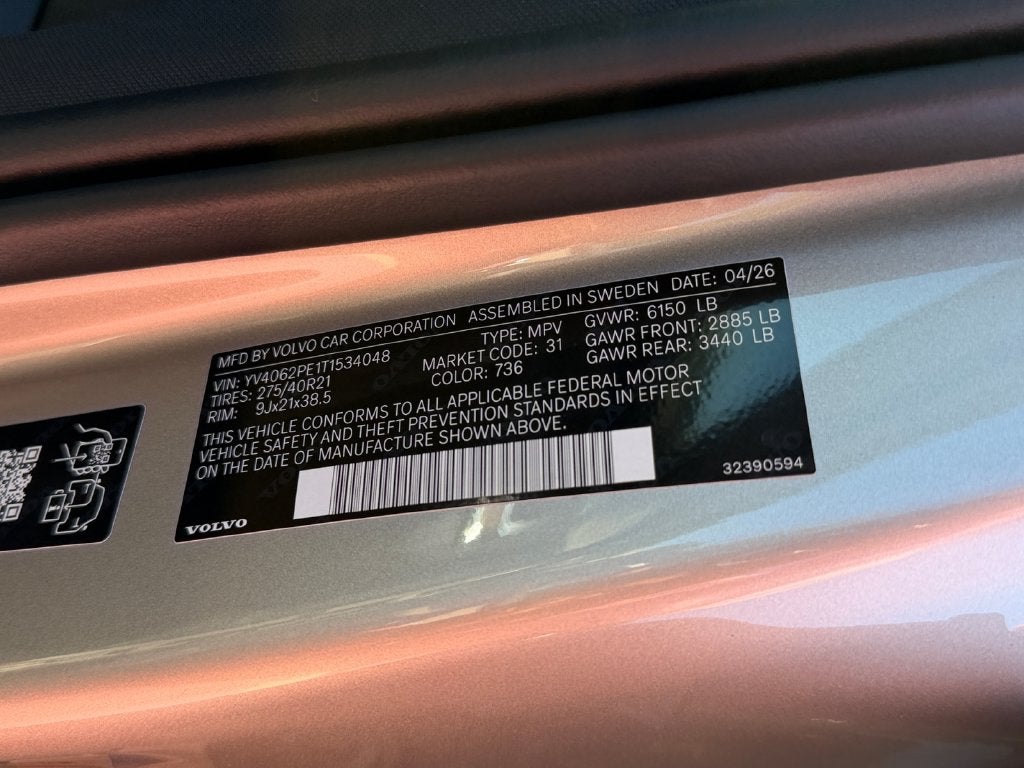 2026 Volvo XC90 B6 Plus 7-Seater