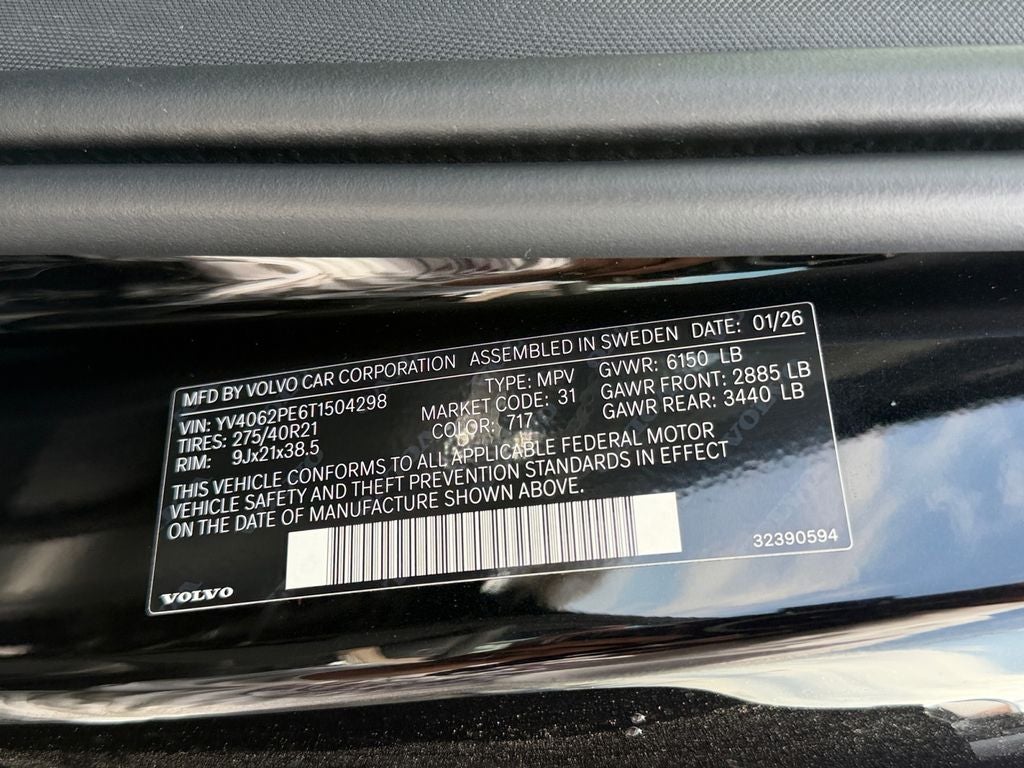 2026 Volvo XC90 B6 Plus 7-Seater