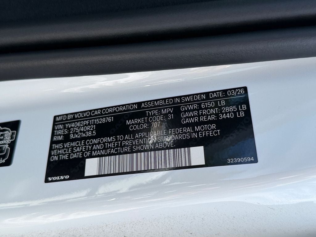 2026 Volvo XC90 B6 Ultra
