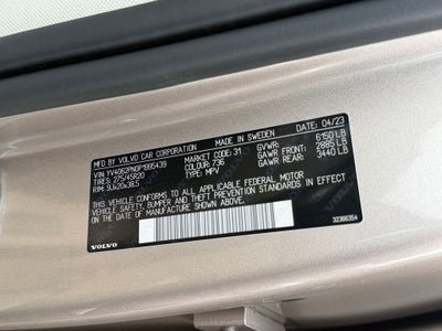 2023 Volvo XC90 B6 Plus 7-Seater Volvo Certified