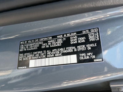 2023 Volvo C40 Recharge Pure Electric Ultimate