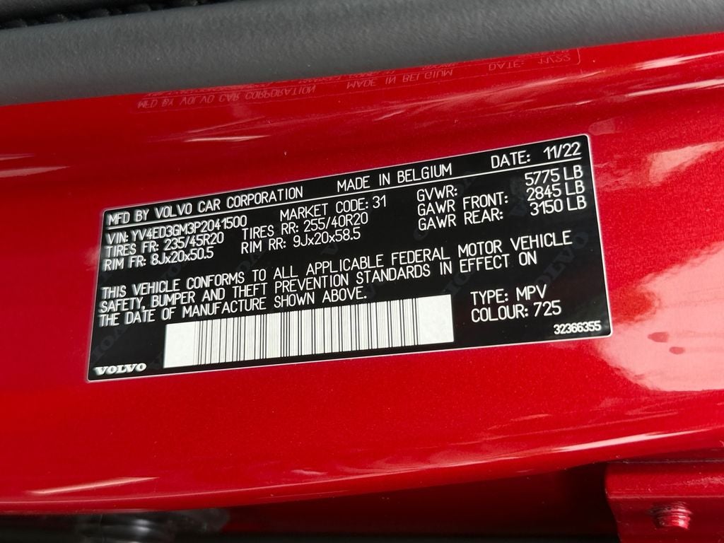 2023 Volvo C40 Recharge Pure Electric Ultimate Volvo Certified