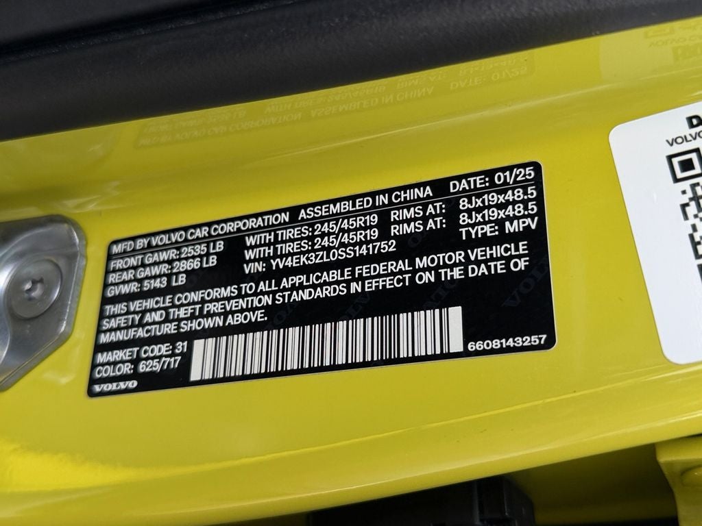 2025 Volvo EX30 Twin Motor Performance Ultra Volvo Certified