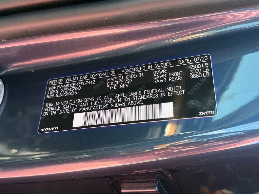 2024 Volvo XC90 Recharge Plug-In Hybrid T8 Plus Bright Theme 7 Passenger Volvo Certified