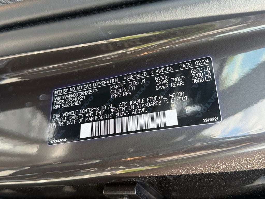 2024 Volvo XC90 Recharge Plug-In Hybrid Ultimate