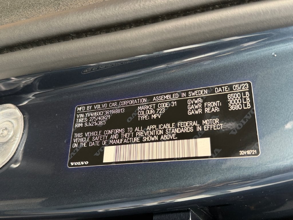 2024 Volvo XC90 Recharge Plug-In Hybrid Ultimate Volvo Certified