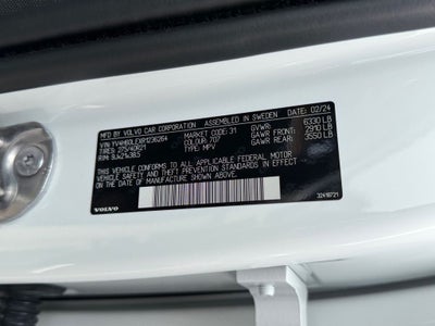 2024 Volvo XC90 Recharge Plug-In Hybrid T8 Plus 6 Passenger **Volvo Certified**