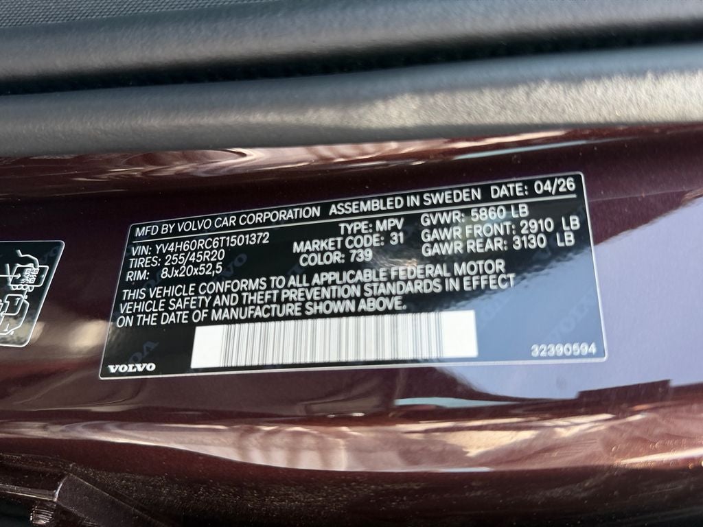 2026 Volvo XC60 Plug-In Hybrid T8 Plus