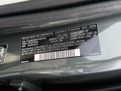 2026 Volvo XC60 Plug-In Hybrid T8 Ultra