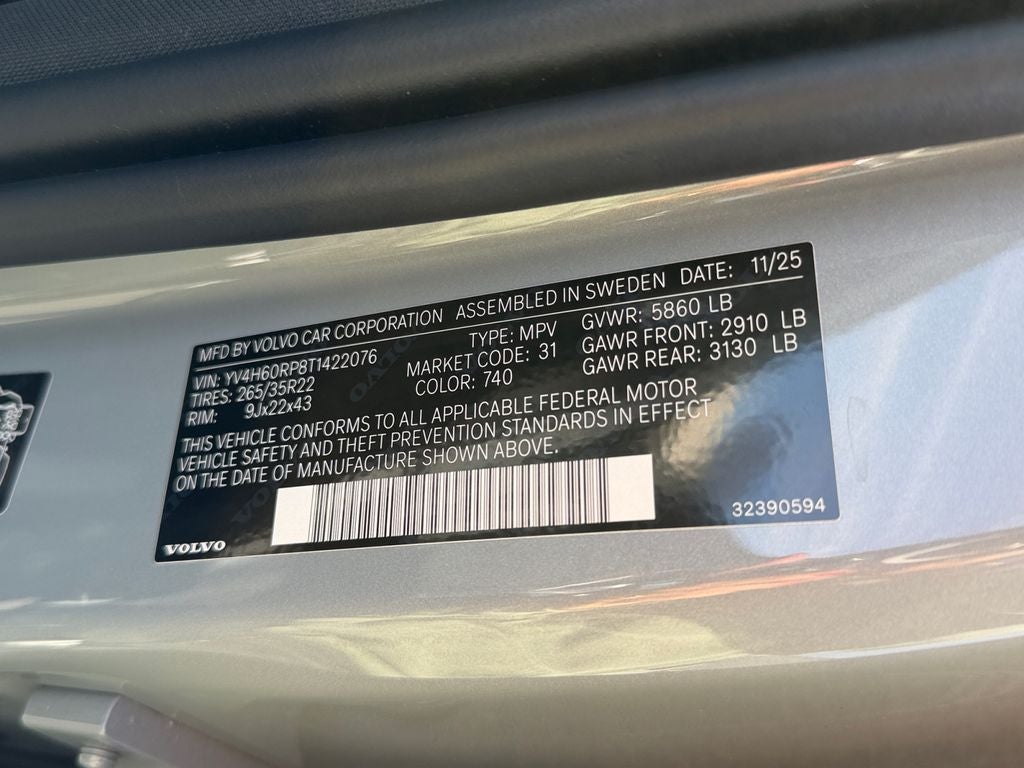2026 Volvo XC60 Plug-In Hybrid T8 Polestar Engineered