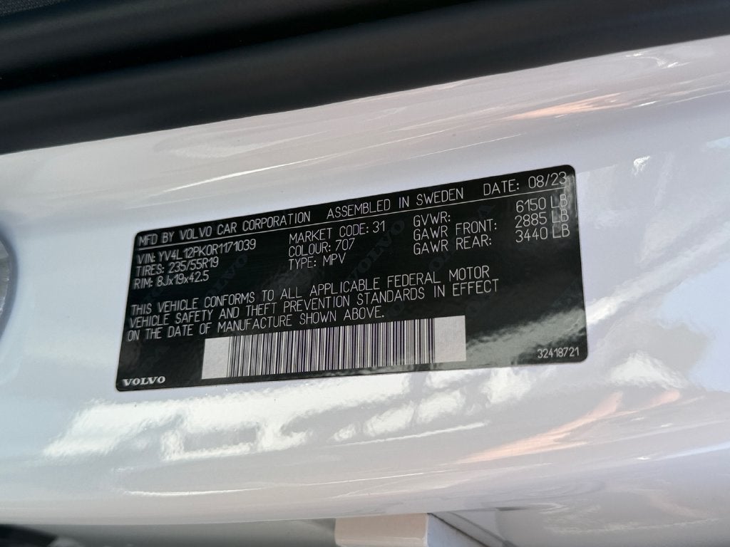 2024 Volvo XC90 B5 Core Volvo Certified