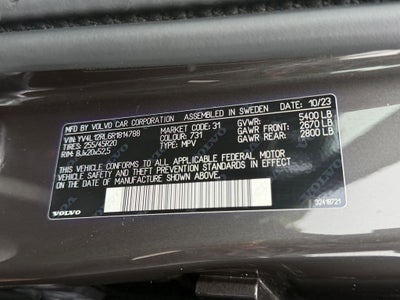 2024 Volvo XC60 B5 Plus Dark Theme Volvo Certified