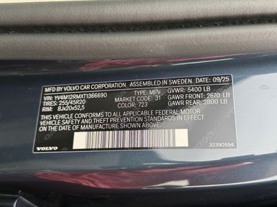 2026 Volvo XC60 B5 Ultra Volvo Certified