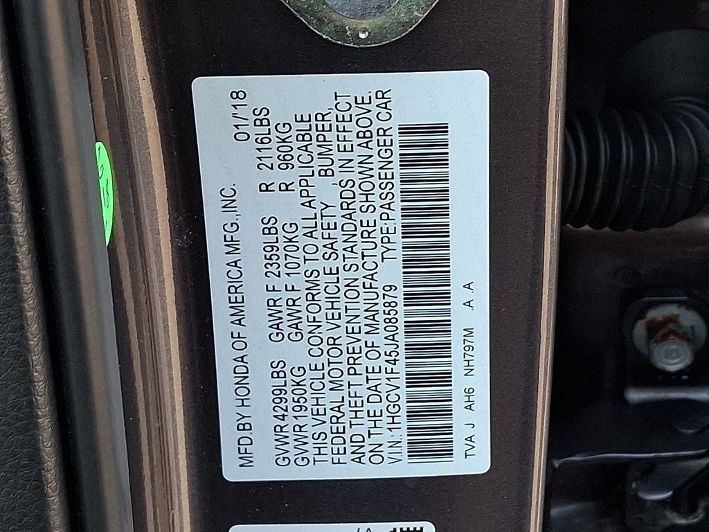 2018 Honda Accord EX