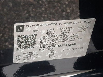 2018 Chevrolet Silverado 1500 LT LT1