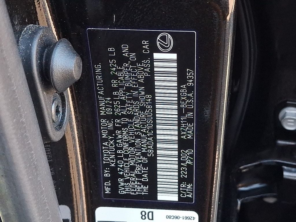 2025 Lexus ES 300h 300h PREMIUM PKG
