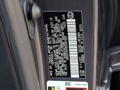 2023 Lexus ES 350 350 w/Premium Package
