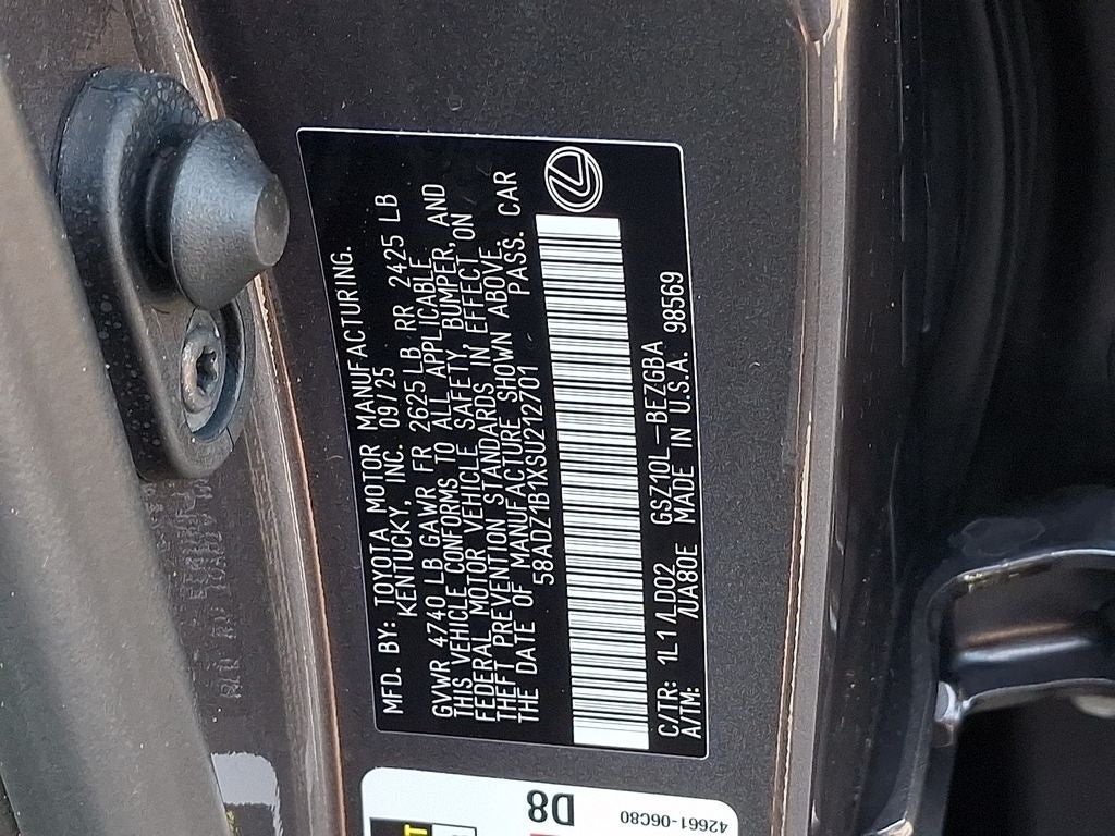 2025 Lexus ES 350 350