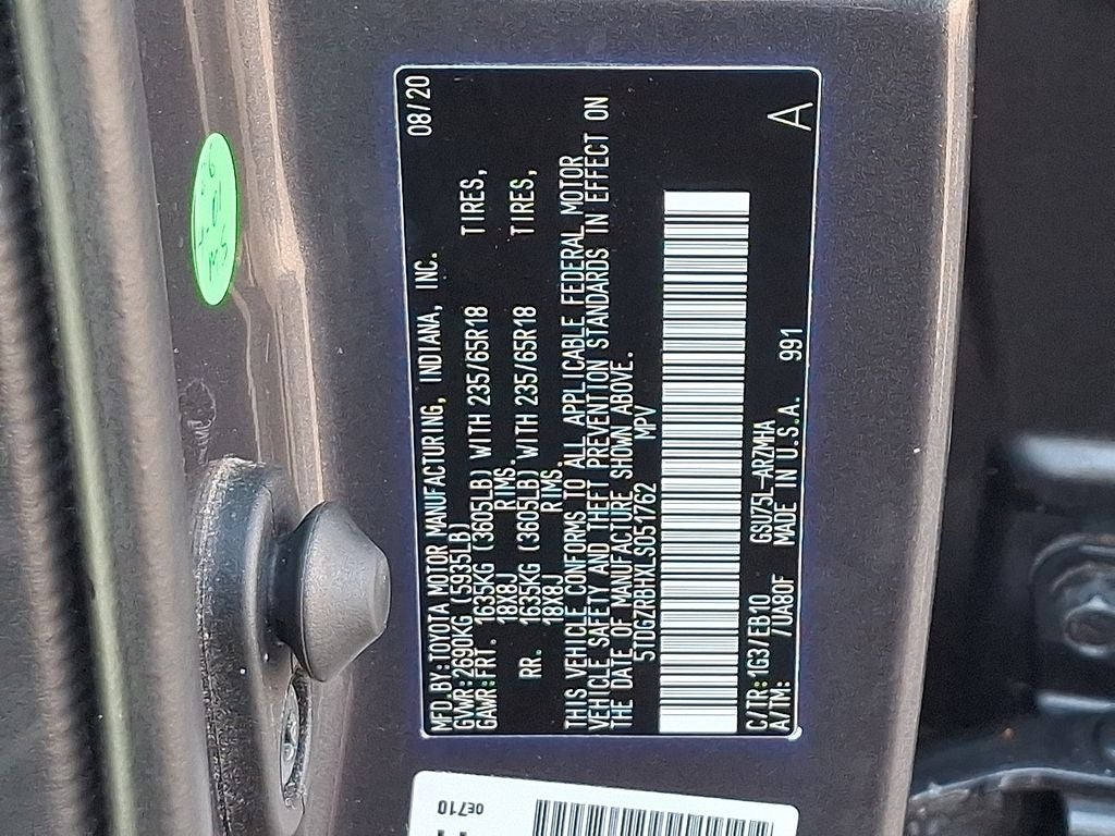 2020 Toyota Highlander XLE