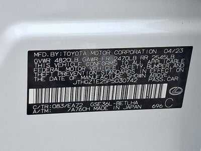 2023 Lexus IS 350 F SPORT F SPORT AWD