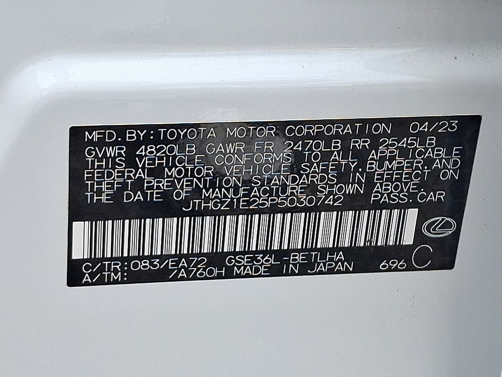 2023 Lexus IS 350 F SPORT F SPORT AWD