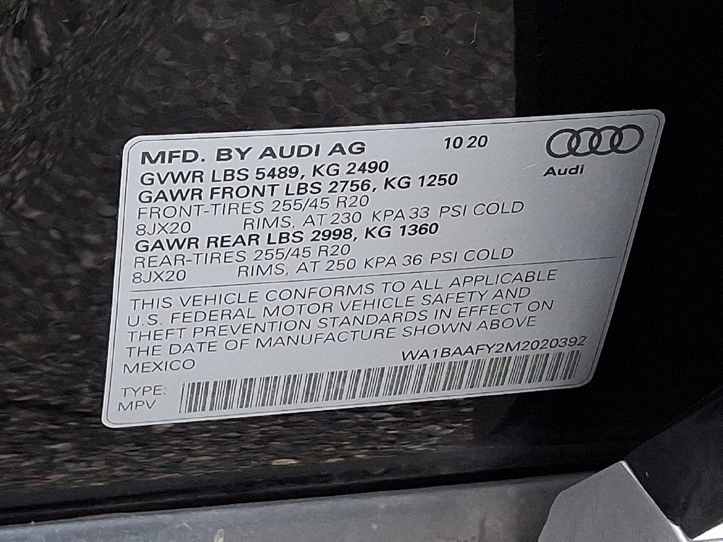 2021 Audi Q5 45 Premium Plus