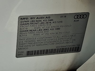 2019 Audi Q5 2.0T Premium Plus