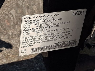 2024 Audi Q3 Premium Plus S Line quattro