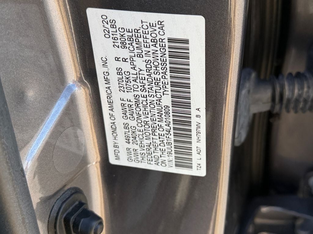 2020 Acura TLX 2.4L Technology Pkg