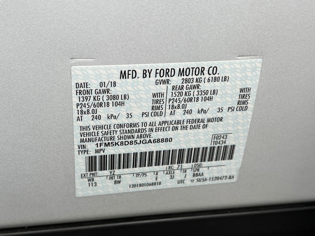 2018 Ford Explorer XLT