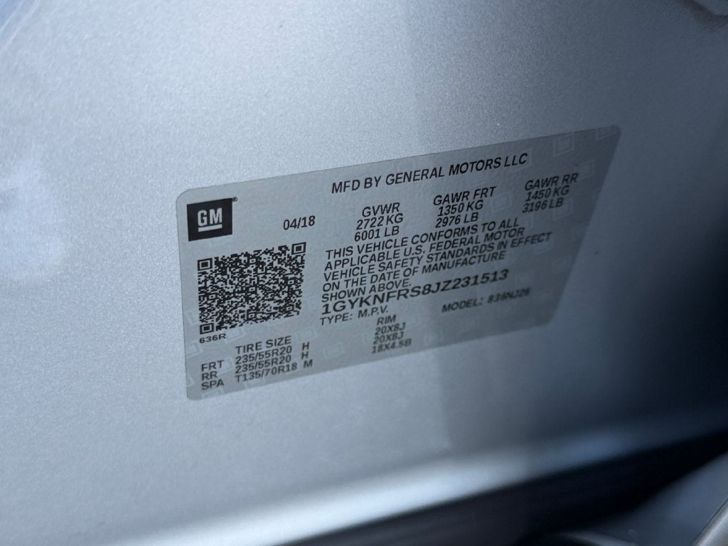 2018 Cadillac XT5 Premium Luxury