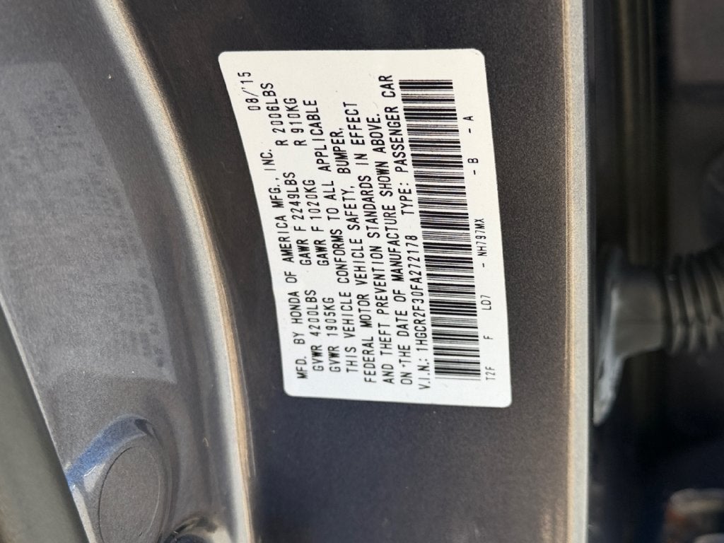 2015 Honda Accord LX