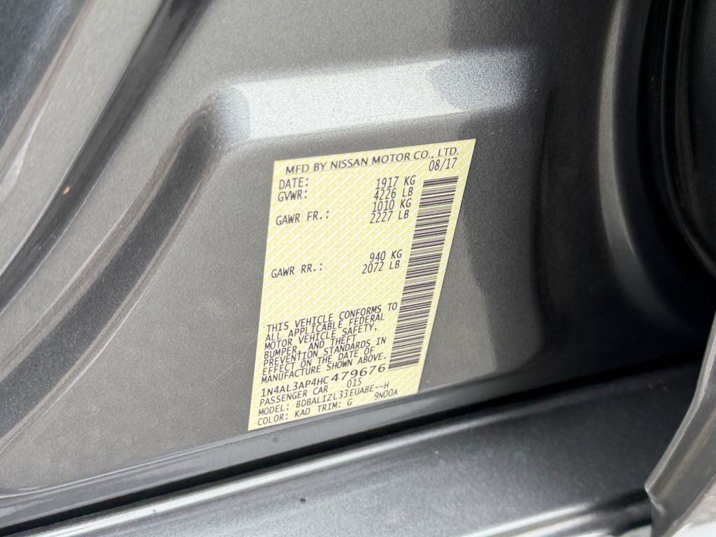 2017 Nissan Altima 2.5 SV