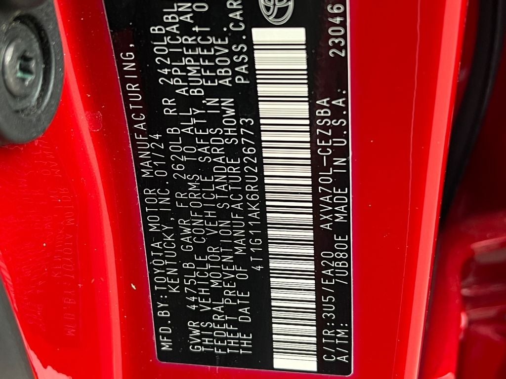 2024 Toyota Camry SE