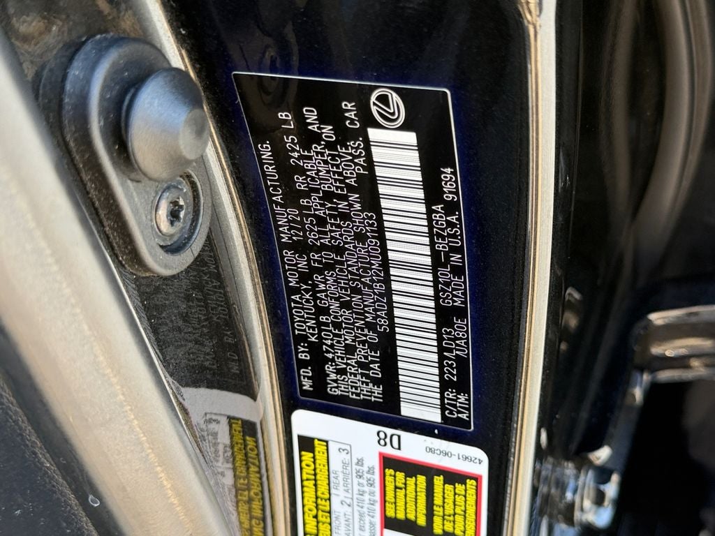 2021 Lexus ES 350 350