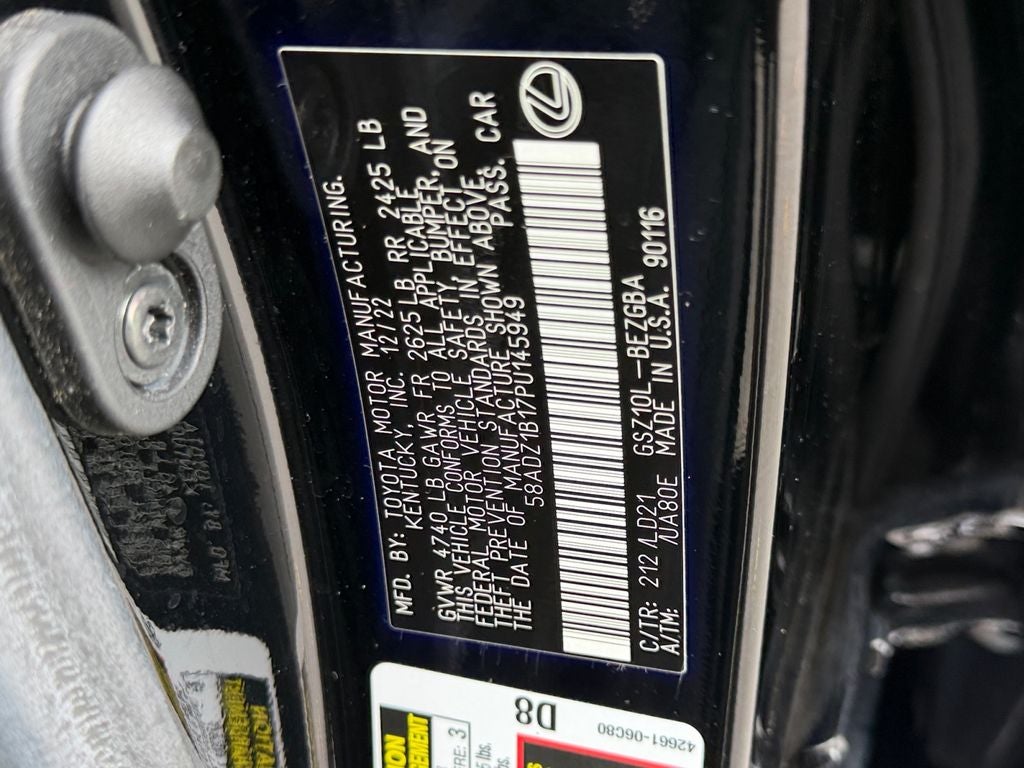 2023 Lexus ES 350 350